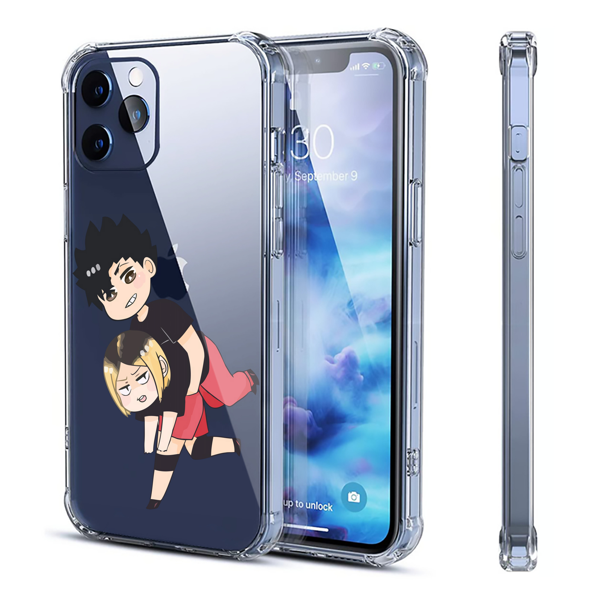 （画像用） ハイキュー!! Haikyu!! 【iPhone 12シリーズ対応】透明スマホケース（クリアソフトケース）